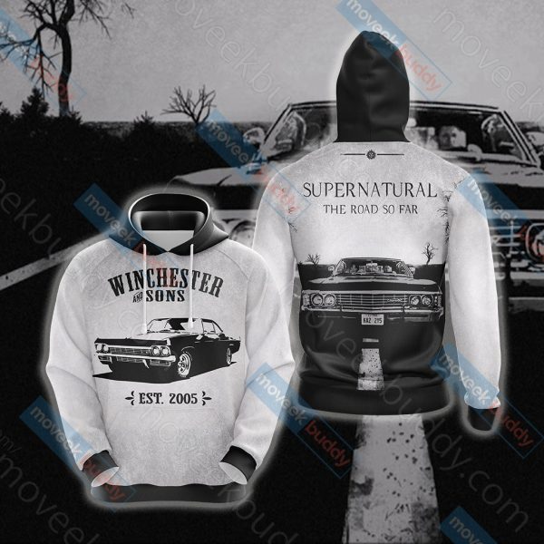 Supernatural Unisex 3D T-shirt Hoodie S