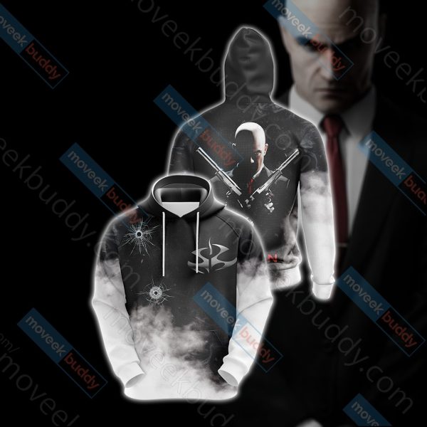 Hitman Unisex 3D T-shirt Hoodie S