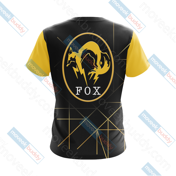 Metal Gear Solid V - FOX Unit Crest Unisex 3D T-shirt