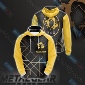 Metal Gear Solid V - FOX Unit Crest Unisex 3D T-shirt Hoodie S 