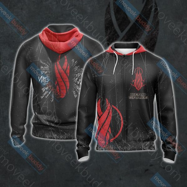 Dead Space Unisex 3D T-shirt Zip Hoodie XS