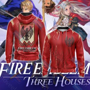 Fire Emblem - The Black Eagles Unisex 3D T-shirt Zip Hoodie XS 