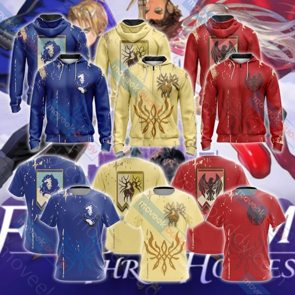 Fire Emblem - The Blue Lions Unisex 3D T-shirt