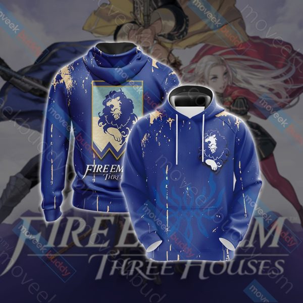 Fire Emblem - The Blue Lions Unisex 3D T-shirt Hoodie S