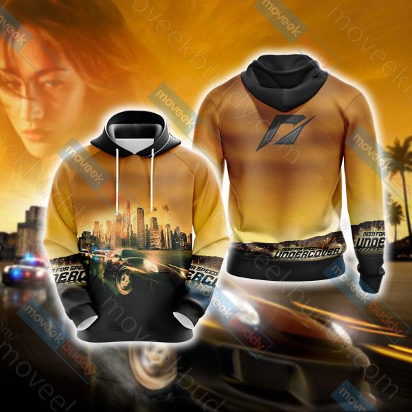 Need for Speed: Undercover Unisex 3D T-shirt Hoodie S