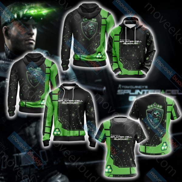 Tom Clancy's Splinter Cell Unisex 3D T-shirt