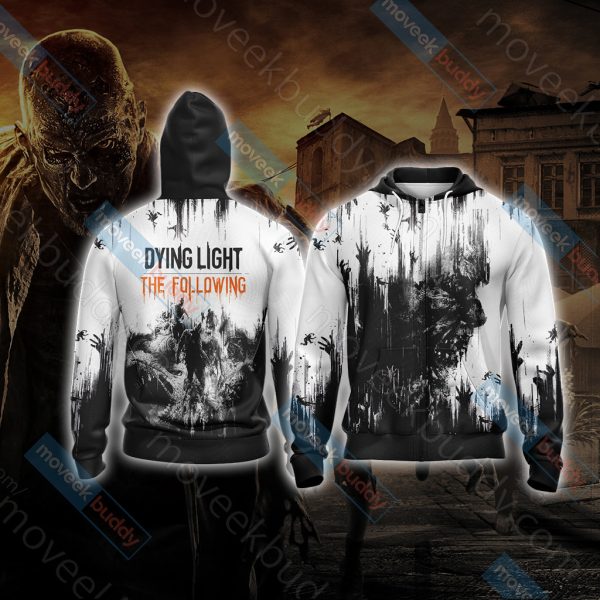 Dying Light Unisex 3D T-shirt Zip Hoodie S