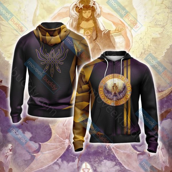 Fire Emblem: Three Houses - Crest Unisex 3D T-shirt Zip Hoodie XS