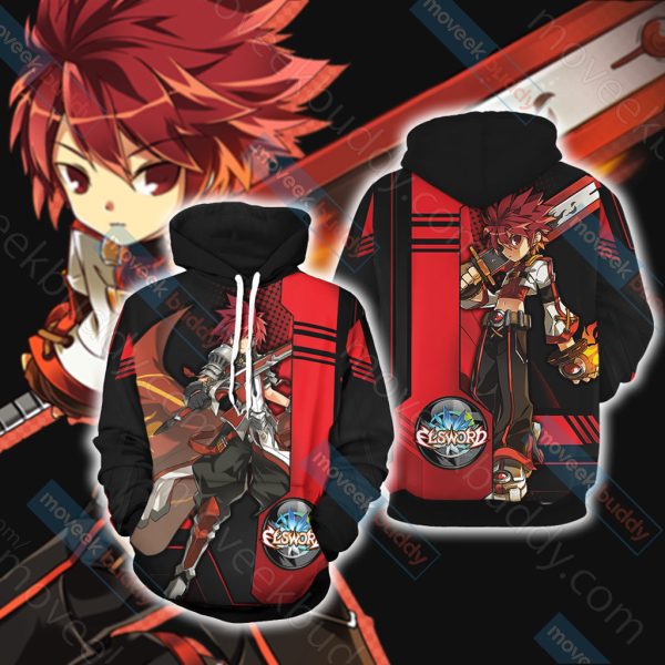 Elsword - Lord Knight New Unisex 3D T-shirt Hoodie S