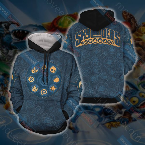 Skylanders Unisex 3D T-shirt Hoodie S