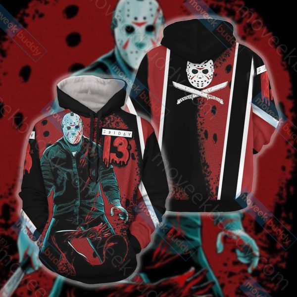 Friday the 13th Unisex 3D T-shirt Hoodie S