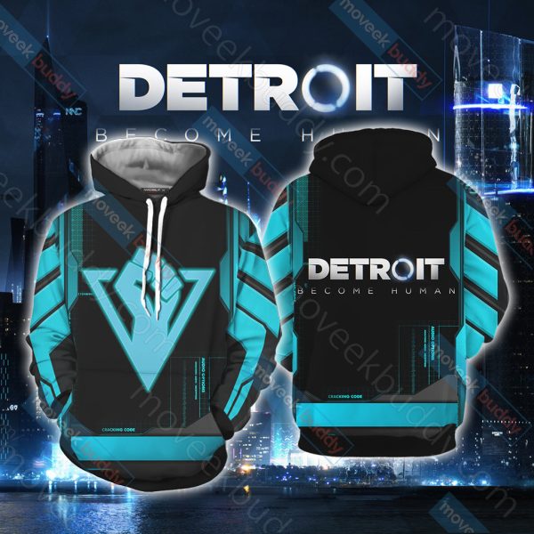 Detroit: Become Human Unisex 3D T-shirt Hoodie S