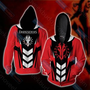 Darksiders Symbol Unisex 3D T-shirt Zip Hoodie XS 