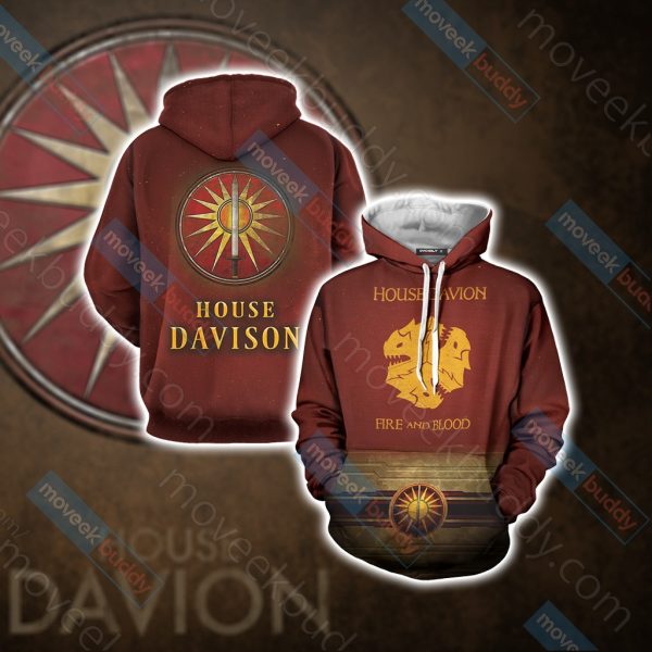 BattleTech - House Davion Unisex 3D T-shirt Hoodie S