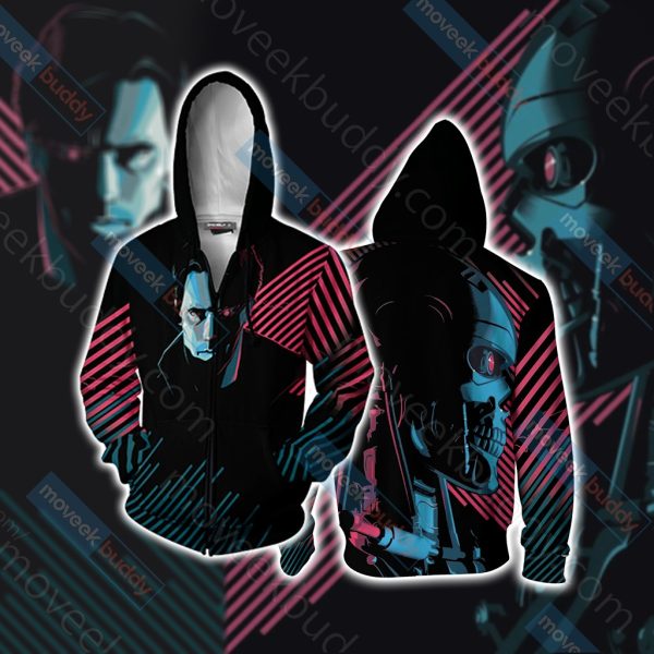 The Terminator Unisex 3D T-shirt Zip Hoodie XS