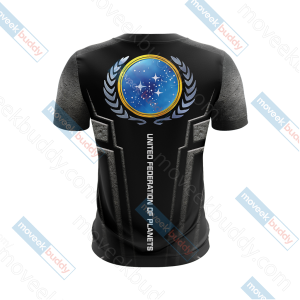 Star Trek - United Federation of Planets Logo Unisex 3D T-shirt   