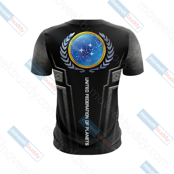 Star Trek - United Federation of Planets Logo Unisex 3D T-shirt