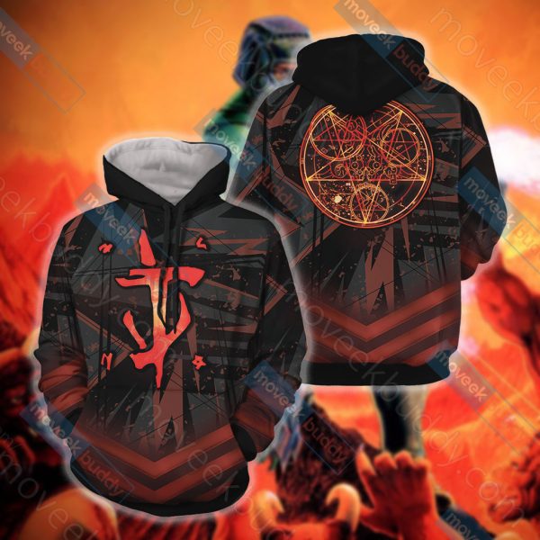 Doom New Unisex 3D T-shirt Hoodie S