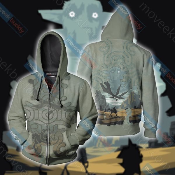 Shadow Of The Colossus Unisex 3D T-shirt Zip Hoodie XS