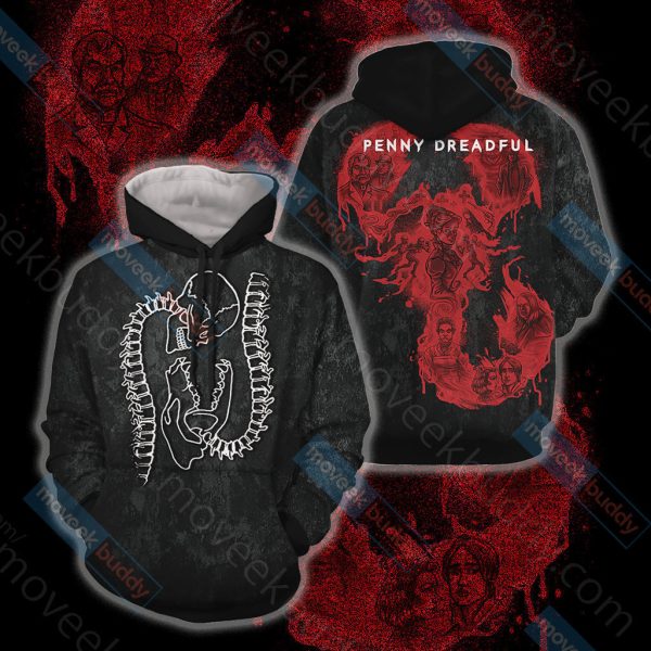 Penny Dreadful Unisex 3D T-shirt Hoodie S