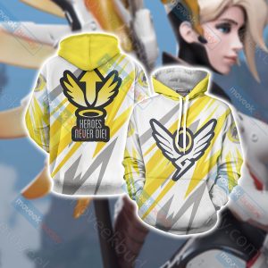 Overwatch - Mercy New Unisex 3D T-shirt Hoodie S 