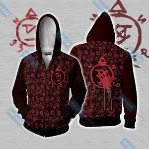 Supernatural - Angel Banishing Sigil Unisex 3D T-shirt Zip Hoodie XS 