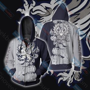 Dragon Age - Grey Warden symbolUnisex 3D T-shirt Zip Hoodie S 