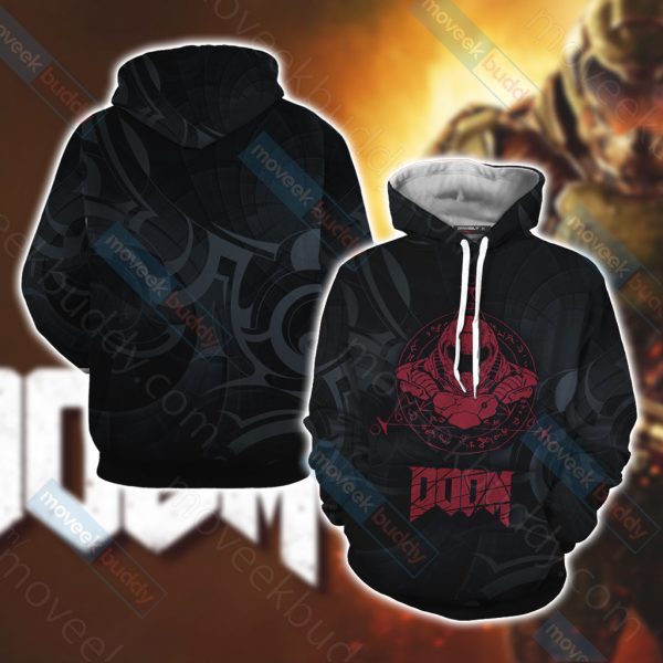 Doom Unisex 3D T-shirt Hoodie S