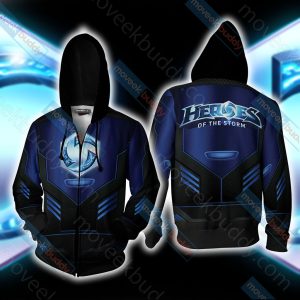 Heroes of the Storm Unisex 3D T-shirt Zip Hoodie XS 