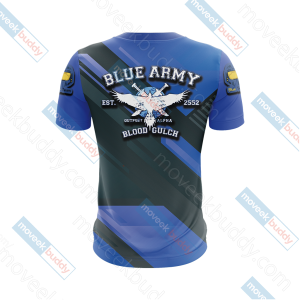 Halo - Blue Team New Unisex 3D T-shirt   