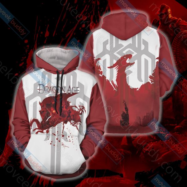 Dragon Age Unisex 3D T-shirt Hoodie S