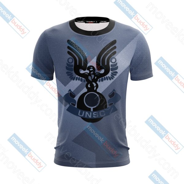 Halo 3: ODST Factions - UNSC Unisex 3D T-shirt