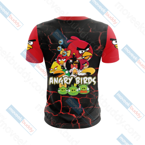 Angry Birds Unisex 3D T-shirt   