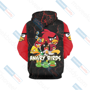 Angry Birds Unisex 3D T-shirt   