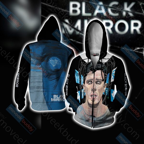 Black Mirror (TV series) Unisex 3D T-shirt Zip Hoodie XS