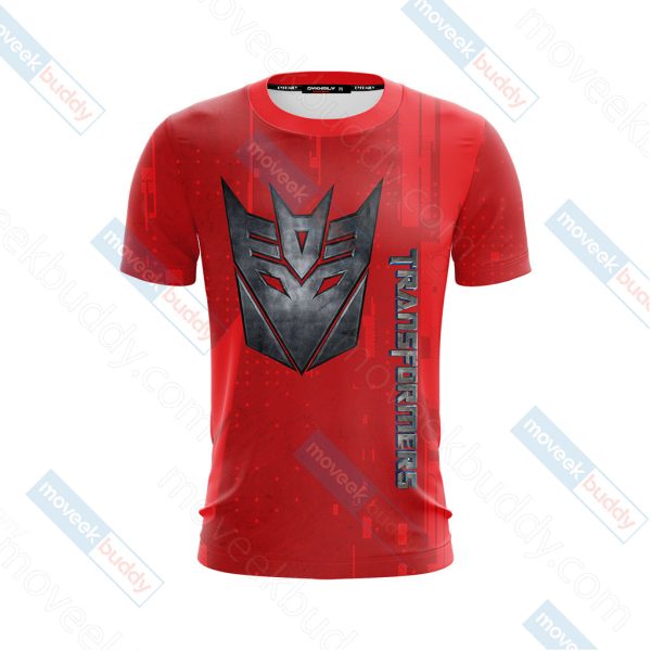 Transformers Decepticon Unisex 3D T-shirt