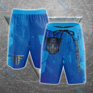 Transformers Autobot Unisex 3D T-shirt Beach Shorts S 