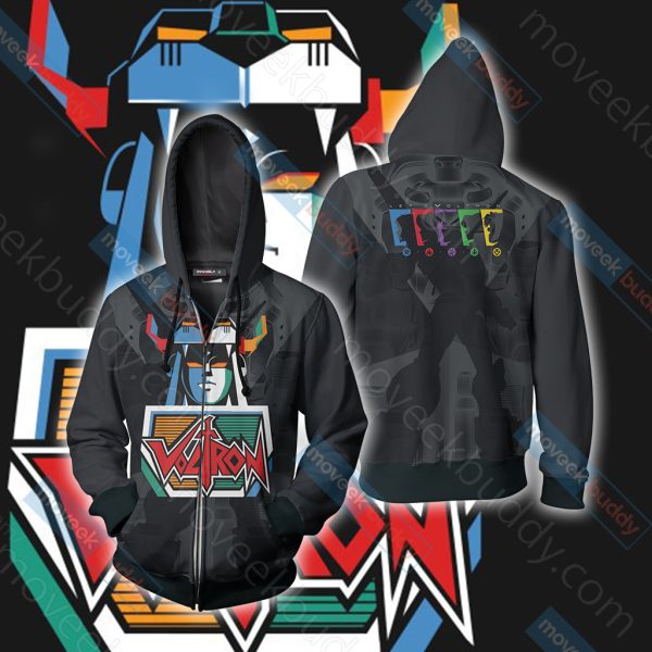 Voltron: Legendary Defender New Unisex 3D T-shirt Zip Hoodie XS