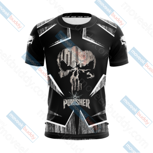 The Punisher New Unisex 3D T-shirt   