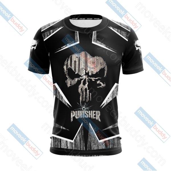 The Punisher New Unisex 3D T-shirt