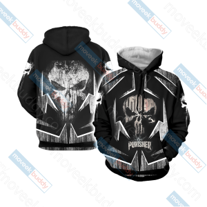 The Punisher New Unisex 3D T-shirt Hoodie S 