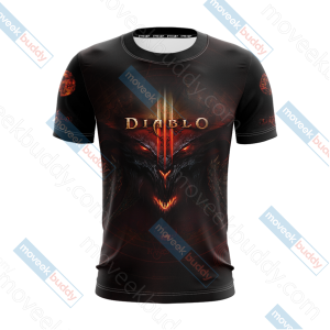 Diablo III New Unisex 3D T-shirt   