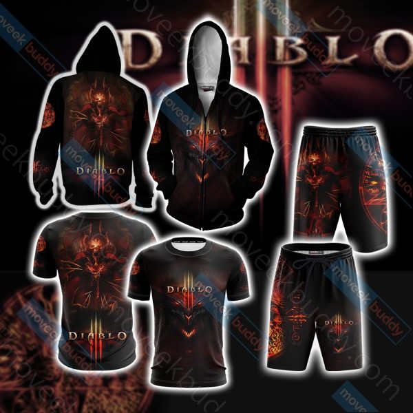 Diablo III New Unisex 3D T-shirt