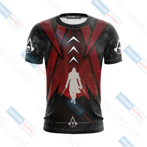 Assassin's Creed Black Flag Unisex 3D T-shirt   