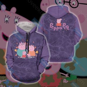 Peppa Pig Unisex 3D T-shirt Hoodie S 