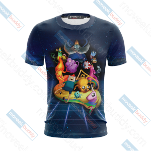 Adventure Time Unisex 3D T-shirt   