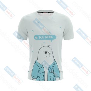 We Bare Bears - Ice Bear Unisex 3D T-shirt   