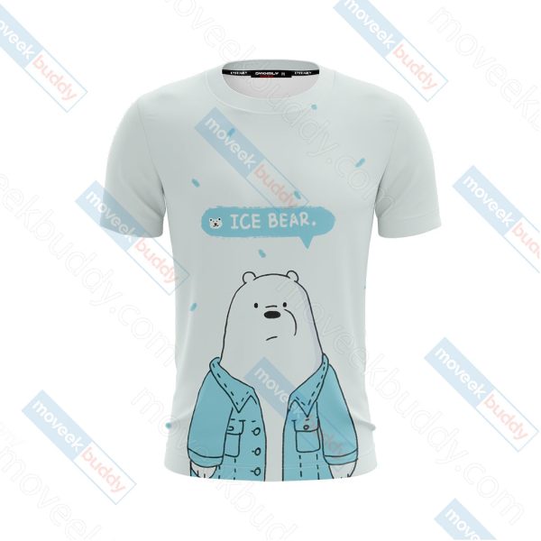 We Bare Bears - Ice Bear Unisex 3D T-shirt