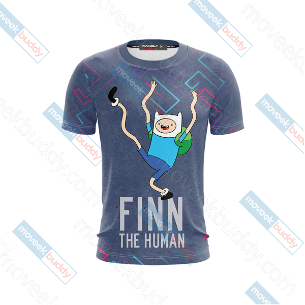 Adventure Time - Finn The Human Unisex 3D T-shirt