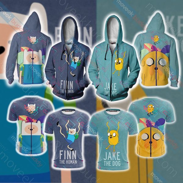 Adventure Time - Finn The Human Unisex 3D T-shirt